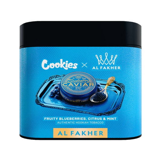 Cookies x Al Fakher Blueberry Caviar Hookah Tobacco | Hookah Vault