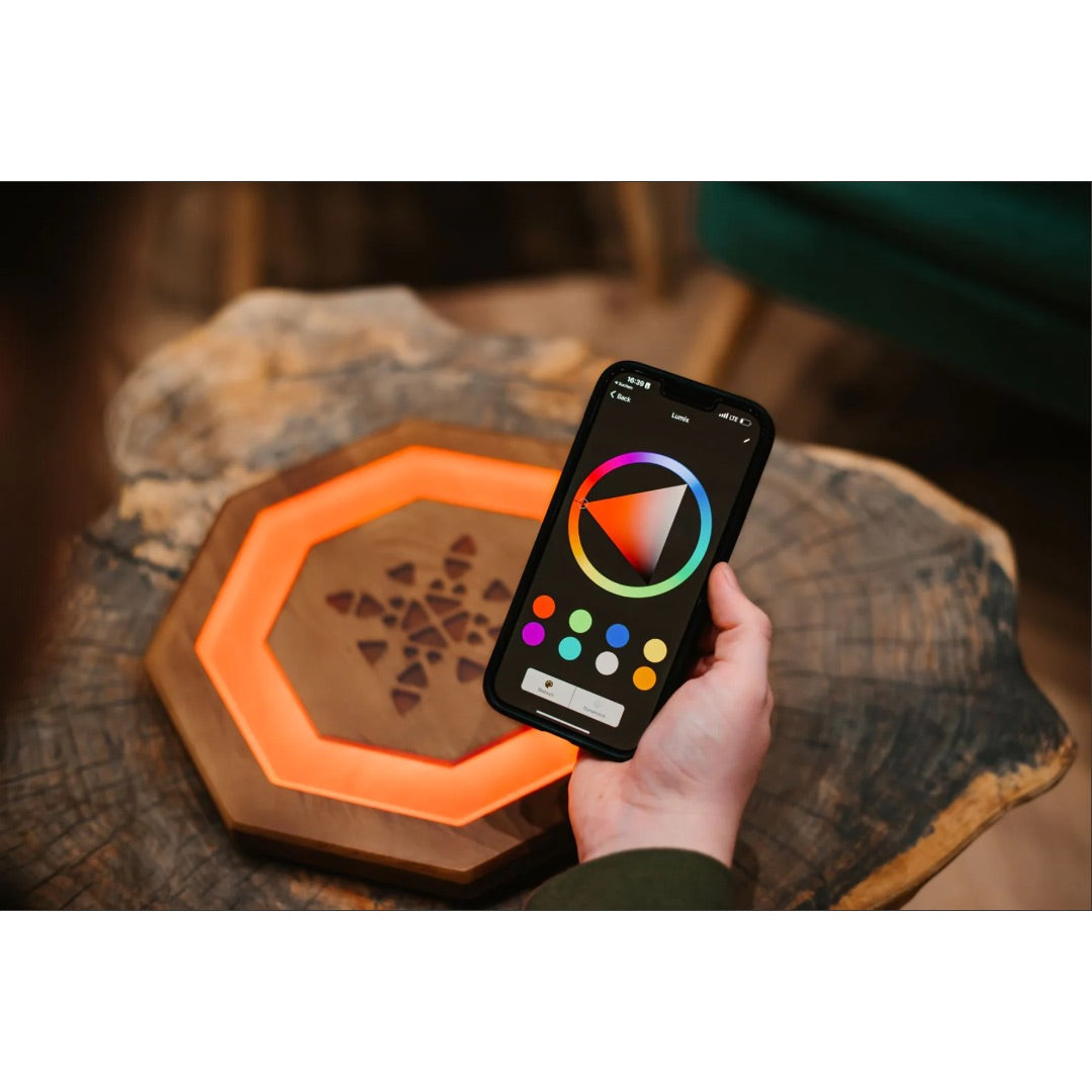 Moshaik Lumix - Moshaik - Lumix - Hookah Coaster - Hookah base protector - LED Hookah Stand | Hookah Vault