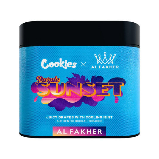 Cookies x Al Fakher Purple Sunset Hookah Tobacco | Hookah Vault