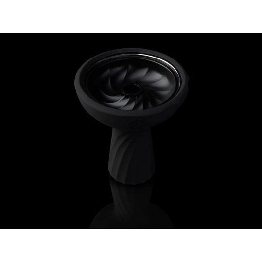 Kaloud Samsaris Lapis II Ceramic Hookah Bowl Black | Hookah Vault