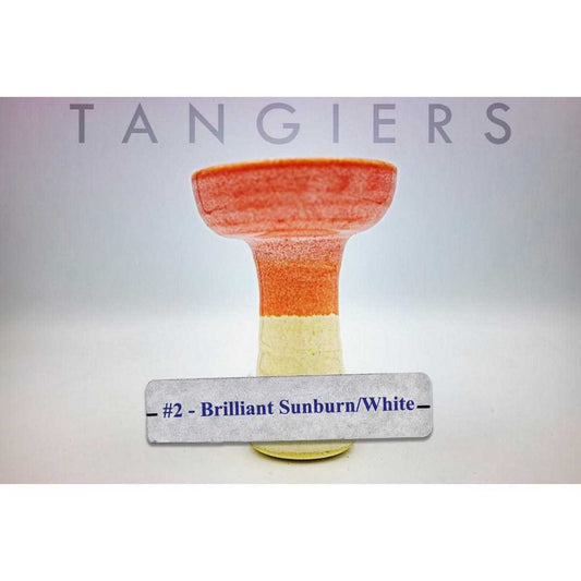 Tangiers Medium Phunnel Bowl (#2) Brilliant Sunburn/White | Hookah Vault