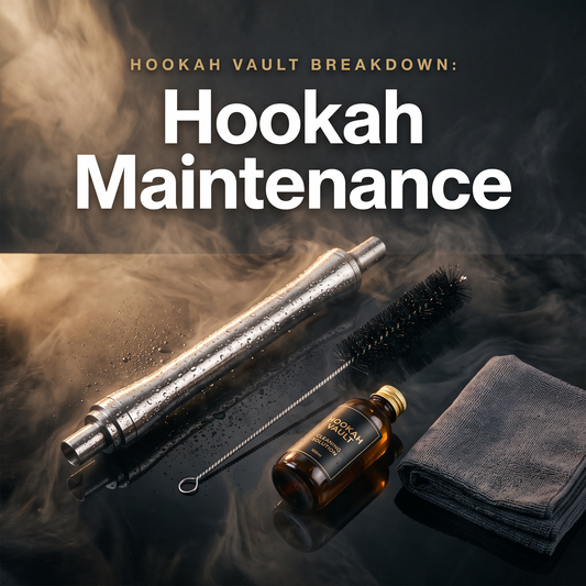Hookah maintenance guide — cleaning schedule and fixes | Hookah Vault