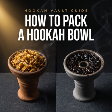 Fluff and dense packs in traditional and phunnel bowls on slate