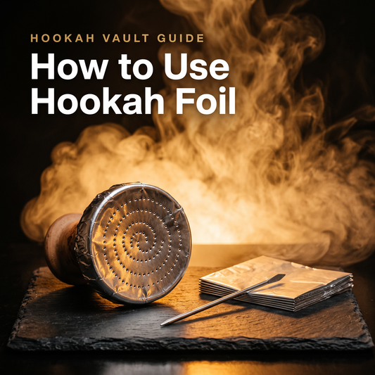 How to use hookah foil — hole patterns and setup guide | Hookah Vault