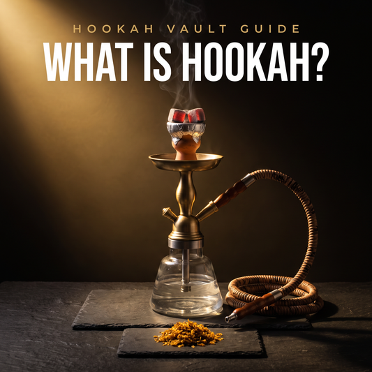 Traditional hookah with glass base and coals — what is hookah