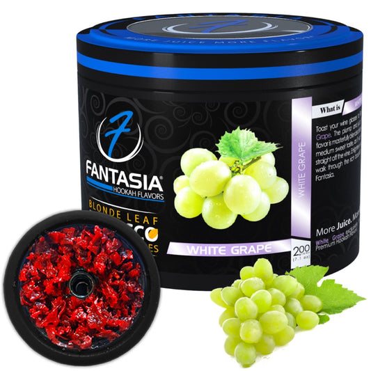 Fantasia Tobacco: White Grape 200g Shisha | Hookah Vault