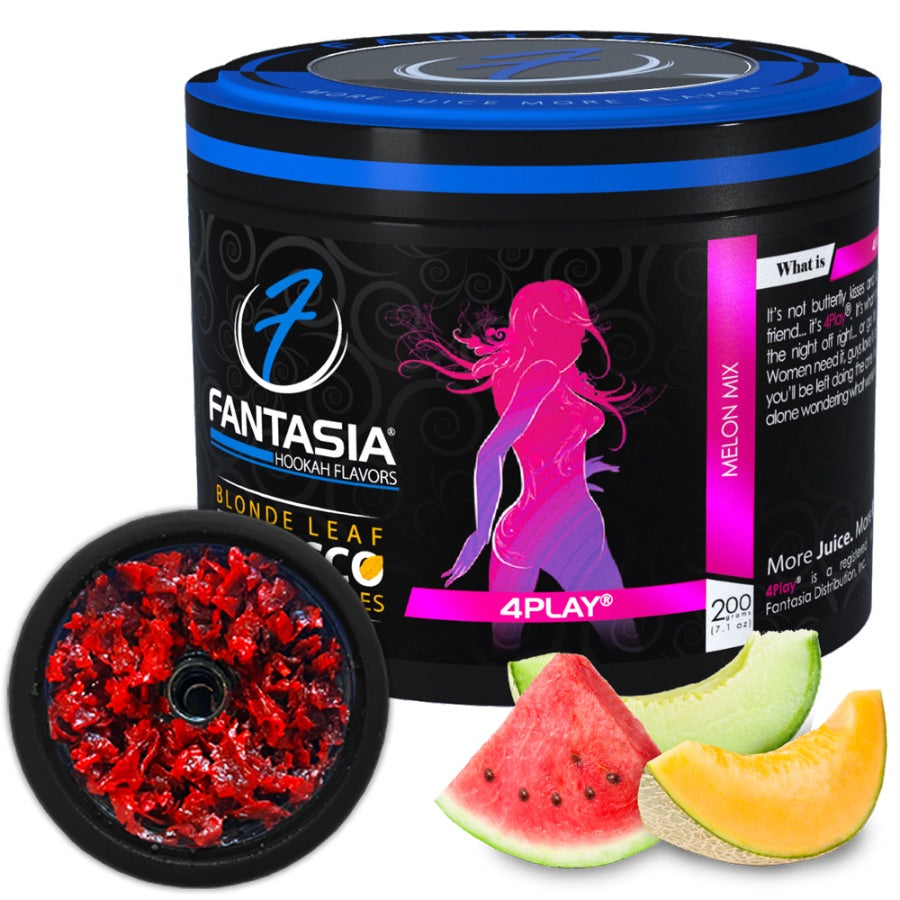 Fantasia Tobacco: 4 Play 200g Shisha | Hookah Vault