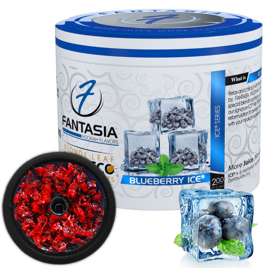 Fantasia Tobacco: Blueberry Ice 200g Shisha | Hookah Vault