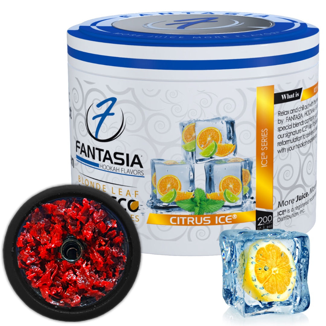 Fantasia Tobacco: Citrus Ice 200g Shisha | Hookah Vault