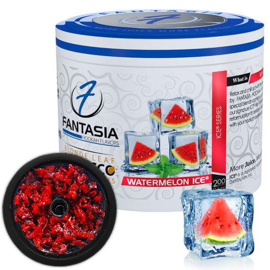 Fantasia Tobacco: Watermelon Ice 200g Shisha | Hookah Vault