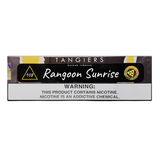 Tangiers Rangoon Sunrise (#108) Noir 100g | Hookah Vault