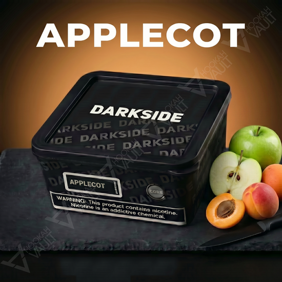 Darkside Applecot hookah tobacco — juicy apple apricot blend flavor