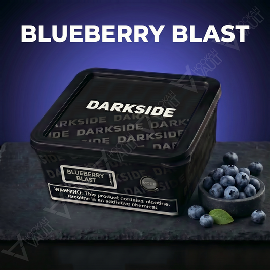 Darkside Blueberry Blast hookah tobacco — juicy ripe blueberry flavor