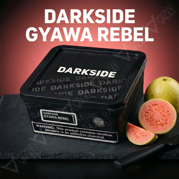 Darkside Gyawa Rebel hookah tobacco — bold guava papaya tropical flavor