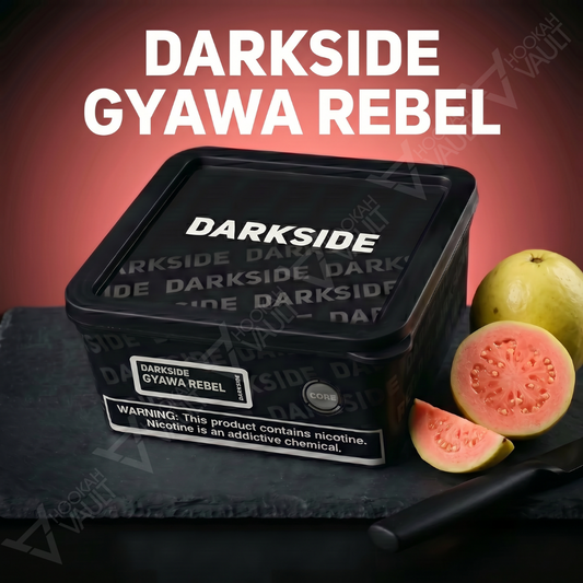 Darkside Gyawa Rebel hookah tobacco — bold guava papaya tropical flavor