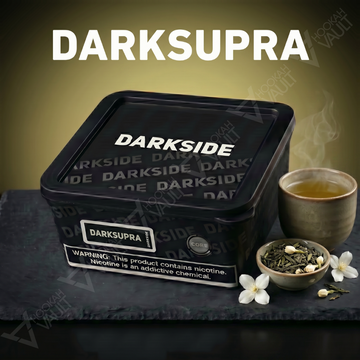 Darkside Darksupra hookah tobacco — signature green tea mix