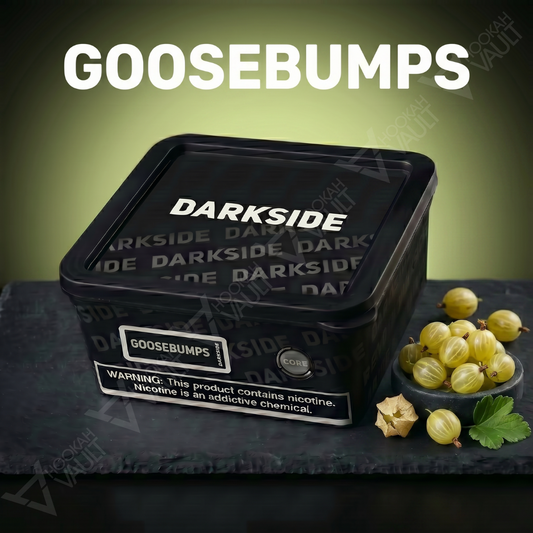 Darkside Goosebumps hookah tobacco — strong gooseberry blend