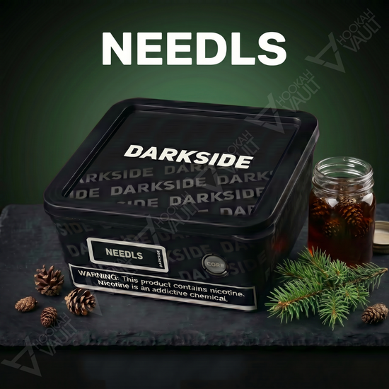 Darkside Needls hookah tobacco — sharp piney evergreen flavor