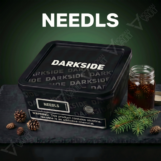 Darkside Needls hookah tobacco — sharp piney evergreen flavor