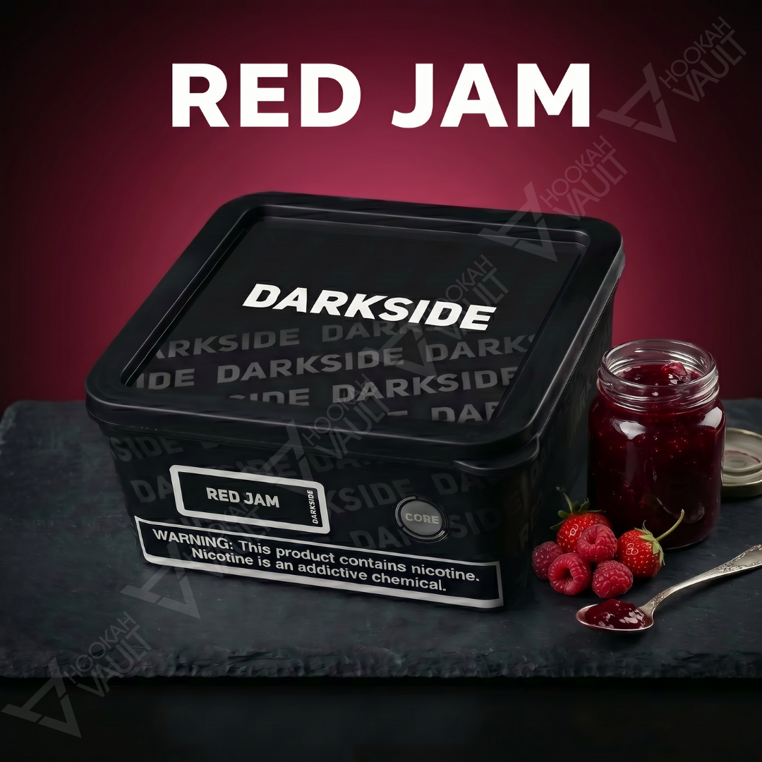Darkside Red Jam hookah tobacco — thick berry jam preserve flavor