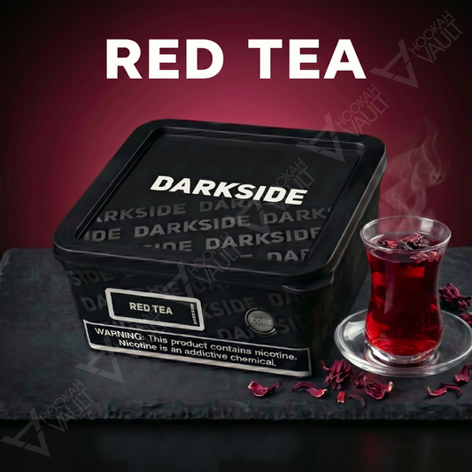 Darkside Red Tea hookah tobacco — aromatic rooibos red tea flavor