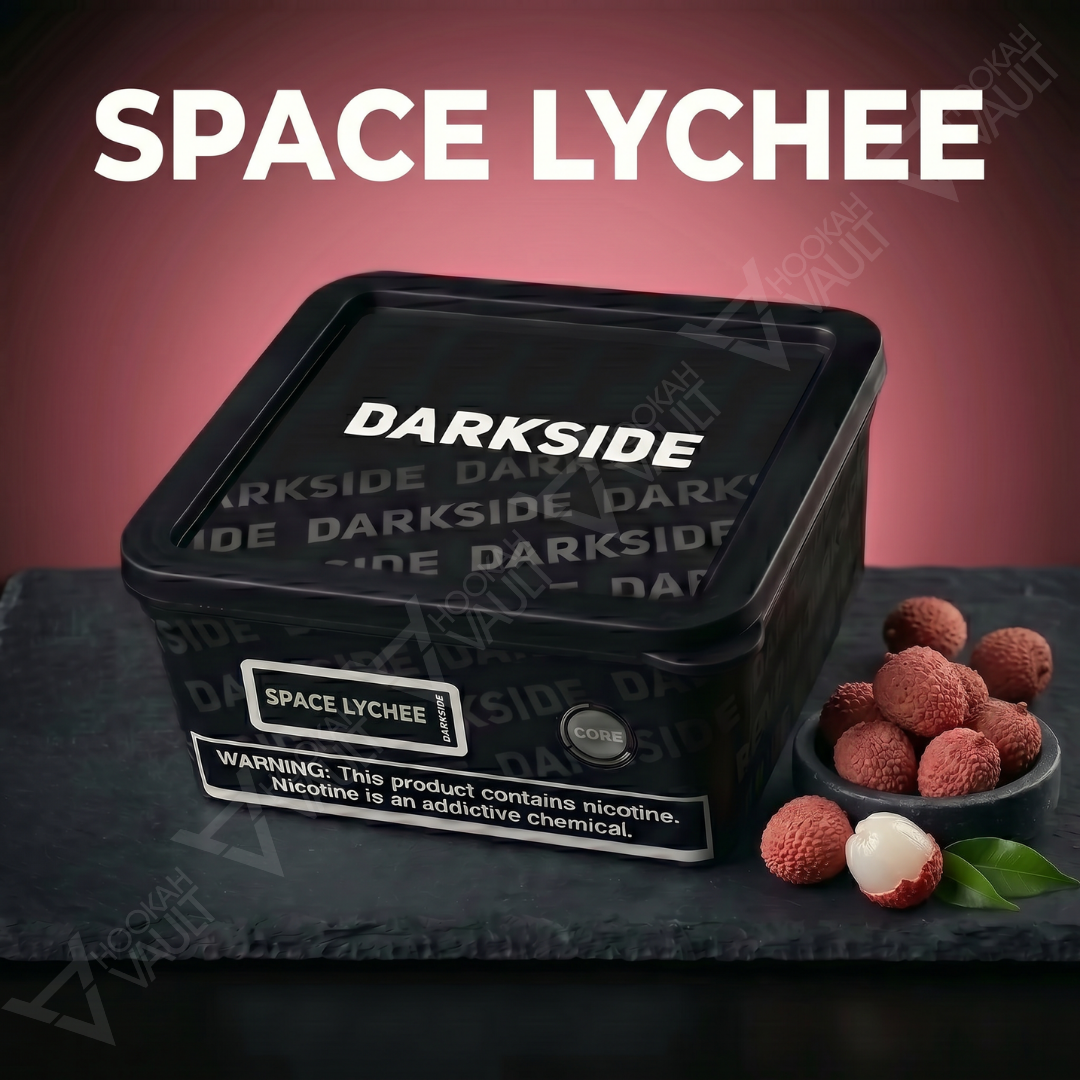 Darkside Space Lychee hookah tobacco — exotic floral lychee flavor