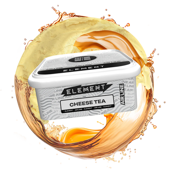 Element Air Cheese Tea hookah tobacco — cheese foam black tea flavor