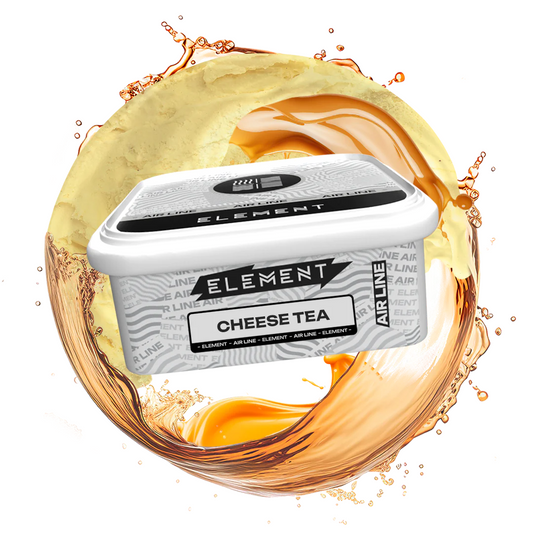 Element Air Cheese Tea hookah tobacco — cheese foam black tea flavor