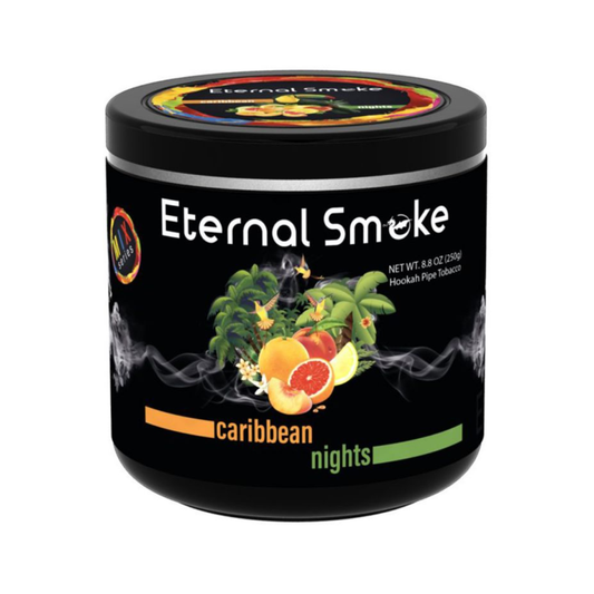 Eternal Smoke Caribbean Nights hookah tobacco with exotic tropical fruit notes