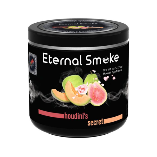 Eternal Smoke Houdini’s Secret hookah tobacco with a mysterious mixed fruit blend