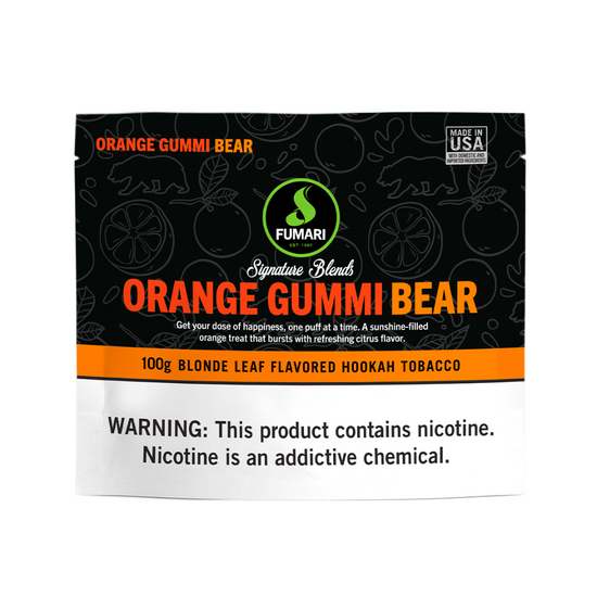 Fumari Orange Gummy Bear Hookah Tobacco