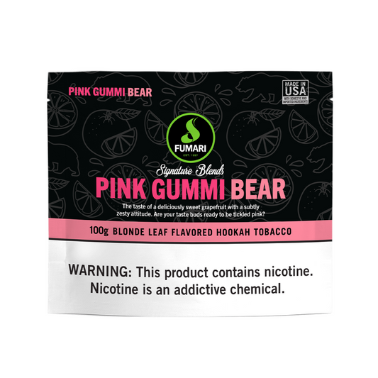 Fumari Pink Gummi Bear Hookah Tobacco 