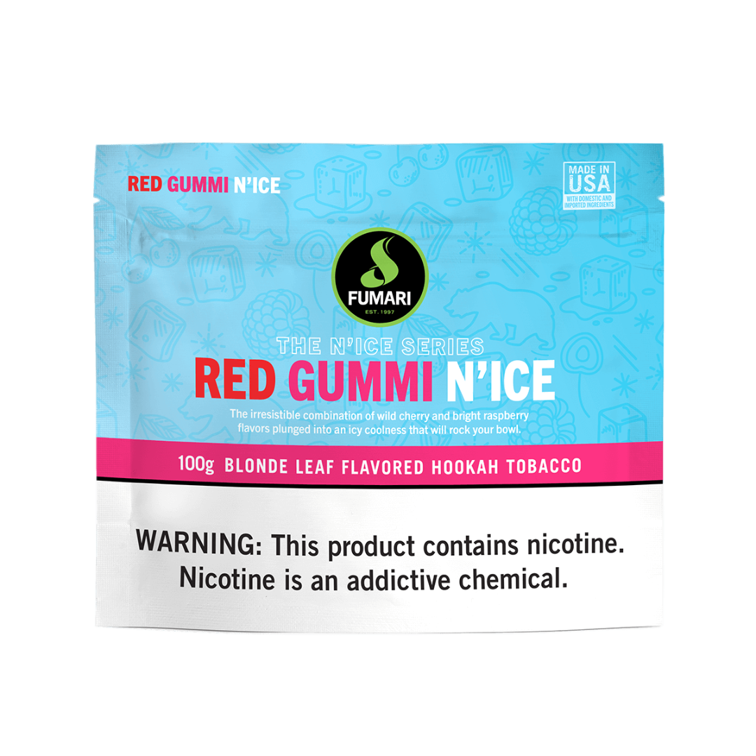 Fumari Red Gummi N'Ice Hookah Tobacco