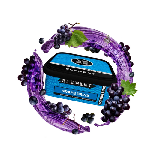 Element Tobacco Water Line Grape Drink | Hookah Vault
