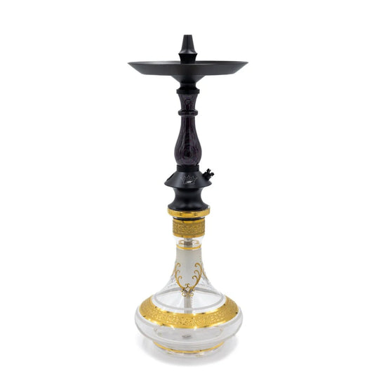 Regal Grey Dymondwood Prince Hookah (Stem Only)