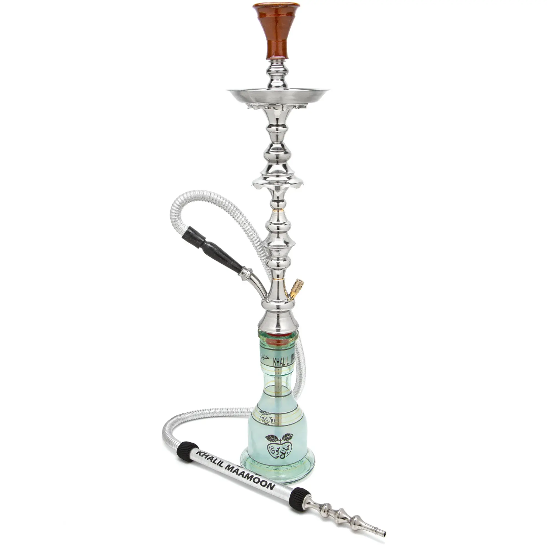 Khalil Mamoon Shareef Hookah Silver