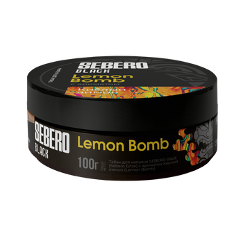 Sebero Black Lemon Bomb hookah tobacco tin