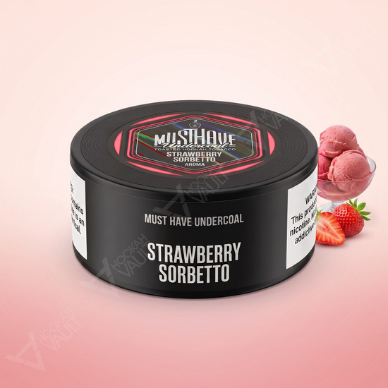 Musthave Strawberry Sorbetto strawberry sorbet hookah tobacco