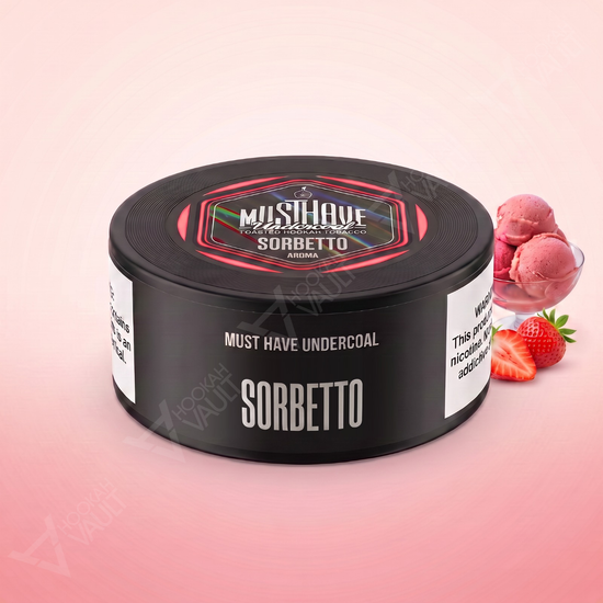 Musthave Strawberry Sorbetto strawberry sorbet hookah tobacco