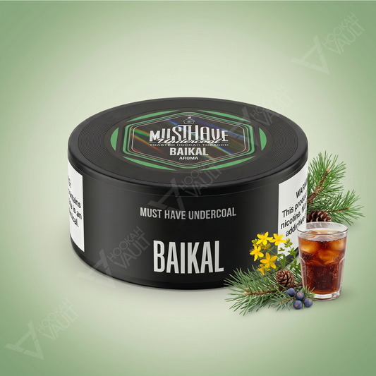 Musthave Baikal hookah tobacco — herbal soda flavor