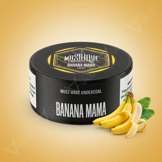 Musthave Banana Mama hookah tobacco — creamy banana flavor