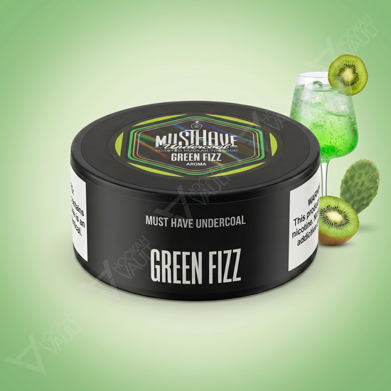 Musthave Green Fizz hookah tobacco — fizzy green fruit flavor