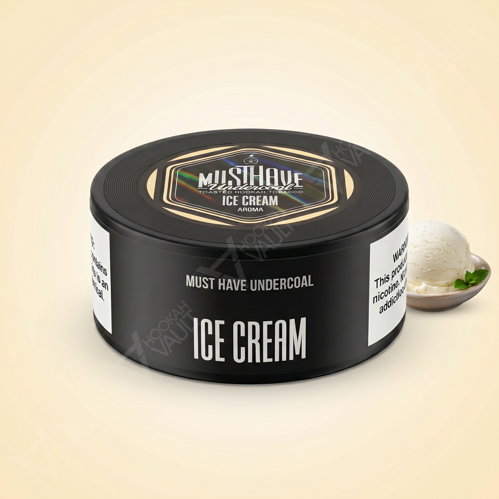 Musthave Ice Cream hookah tobacco — sweet creamy vanilla flavor