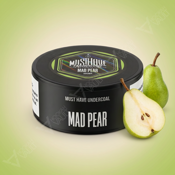 Musthave Mad Pear hookah tobacco — sweet ripe pear flavor