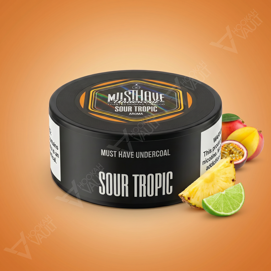 Musthave Sour Tropic hookah tobacco — sour tropical fruit flavor