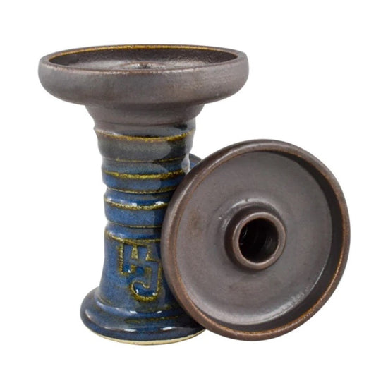 Retro Harmony Bowl Nut Blue | Hookah Vault