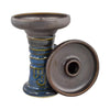 Retro Harmony Bowl Nut Blue | Hookah Vault