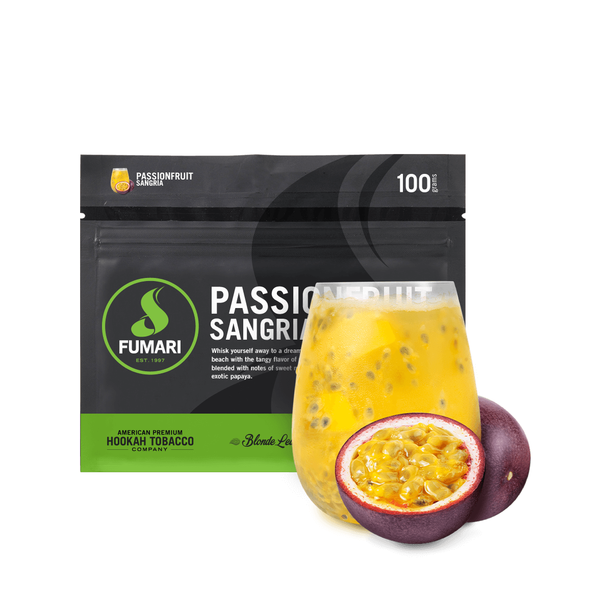 passion fruit tobacco Fumari Passionfruit Sangria (100g) Shisha passion fruit tobacco Fumari Passionfruit Sangria (100g) Shisha