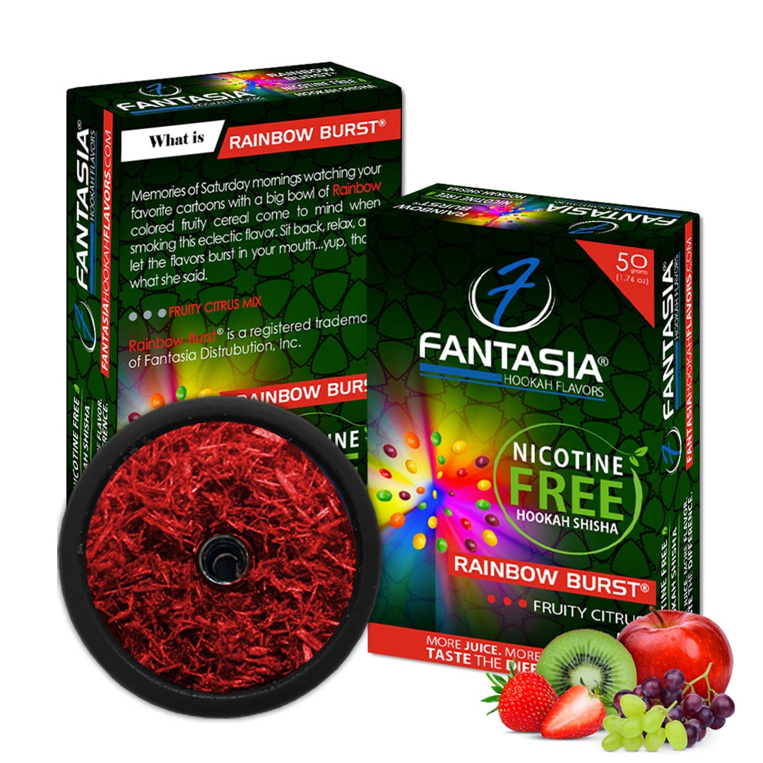 Fantasia Herbal Tobacco - Rainbow Burst | Hookah Vault