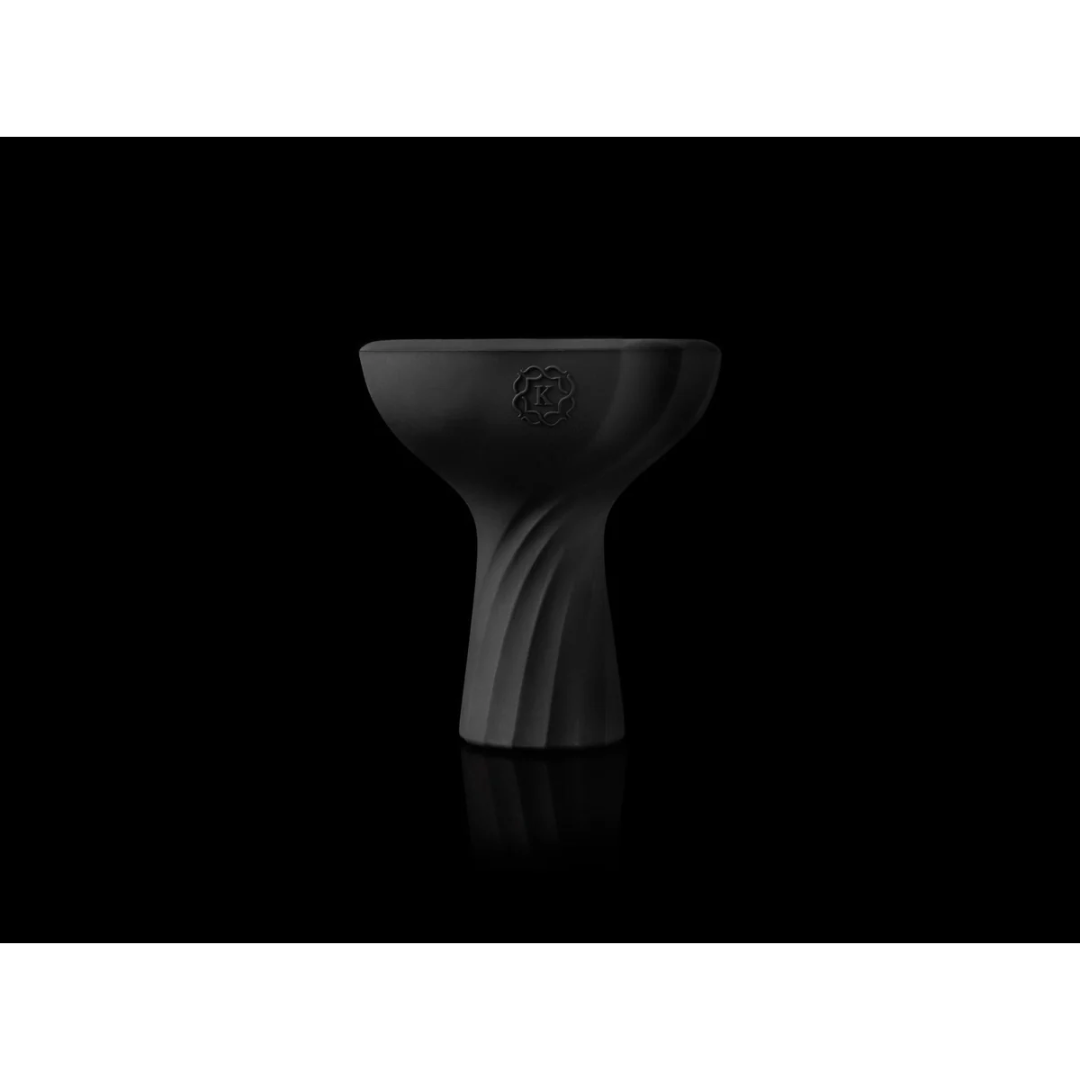 Kaloud Samsaris Lapis II Ceramic Hookah Bowl Black | Hookah Vault
